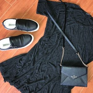 Brandy Melville Gray Dress T-Shirt/ Slub Style